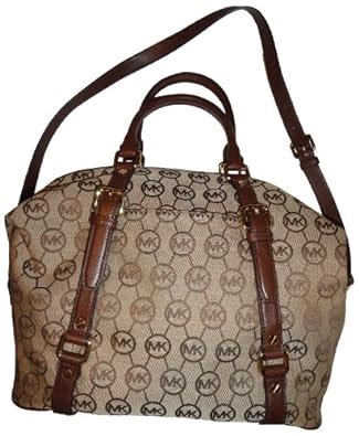 michael kors monogram bedford lg satchel handbag|Michael Kors.